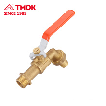 Good market natural color brass bibcock faucet water valve cap